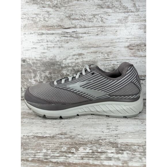 Womens Brooks Addiction Walker Alloy/Oyster Suede Walking Shoes Sz 8.5B Athletic - Picture 3 of 11